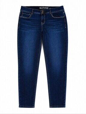 Wallflower Ultra Fit Dark Wash Jeggings Size 17 Short Juniors